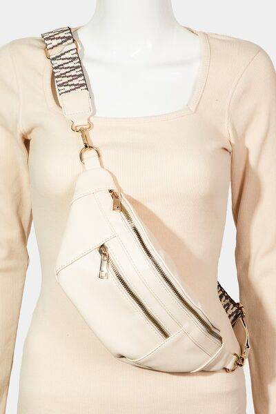 Fame PU Leather Crossbody Bag with Removable Strap - Shop Style & More | Fresh Looks, Everyday Deals & Free Shipping
