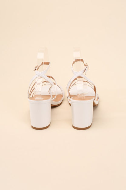 ALI-6 Strappy Low Heel Heels