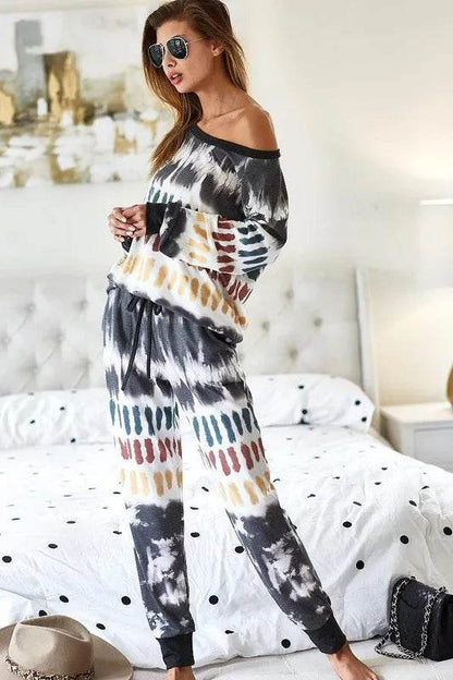 BiBi Tie Dye Print French Terry Top - Shop Style & More | Fresh Looks, Everyday Deals & Free Shipping