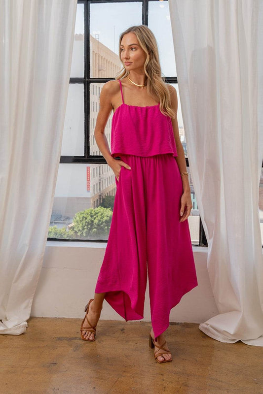 Sew In Love Full Size Sleeveless Wide Leg Jumpsuit - Shop Style & More | Fresh Looks, Everyday Deals & Free Shipping