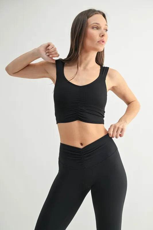 MONO B Ruched Front Active Tank - Shop Style & More | Fresh Looks, Everyday Deals & Free Shipping