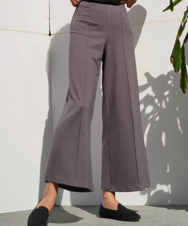 PONTE WIDE LEG ANKLE LENGTH PANTS - Shop Style & More | Fresh Looks, Everyday Deals & Free Shipping