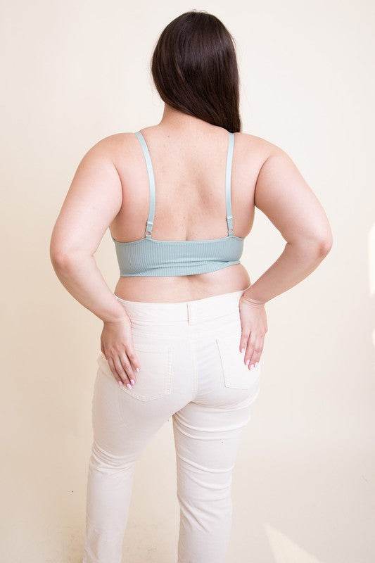 Plus Size Waistband Loop Lace Brami - Shop Style & More | Fresh Looks, Everyday Deals & Free Shipping